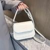 Luxury Flap Saddle Shoulder Bag For Women PU Leather Messenger Vintage Brand Ladies Crossbody Bag