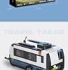 Brick Joy Engineering Series RV Trailer Building Blocks Toy Car Model