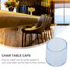 32Pcs Chair Table Feet Covers Clear Furniture Leg Caps Anti-Skid Protective Floor Pads Chair Leg Protectors for Home Living Room