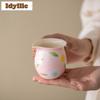 200ml Hand Drawn Chrysanthemum Powder Yin Tea Pitcher Pour Tea Cha Hai Dispenser Justice Cup Fair Mug Tea Items Accessories Gift