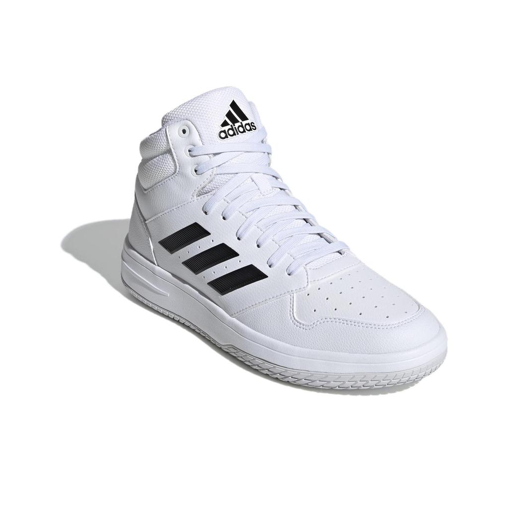 adidas Gametaker Συνθετικό Δέρμα Μινιμαλιστικά Ευέλικτα Απορρόφηση Κραδασμών Ισορροπία Ελαφριά Mid-Top Ρετρό Παπούτσια Μπάσκετ Ανδρικά αθλητικά παπούτσια Λευκά EG4235