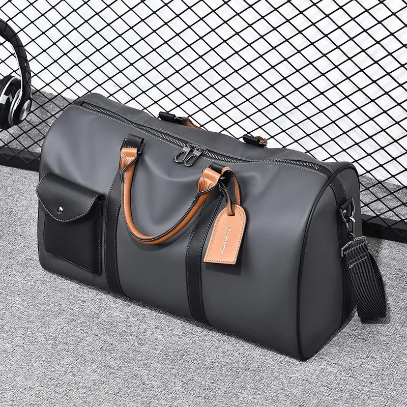 Luxury Business Handbags Men Top-Handle Bags Large Capacity Travel Totes Waterproof Crossbody Bag Man Fashion Luggage Hand Bag