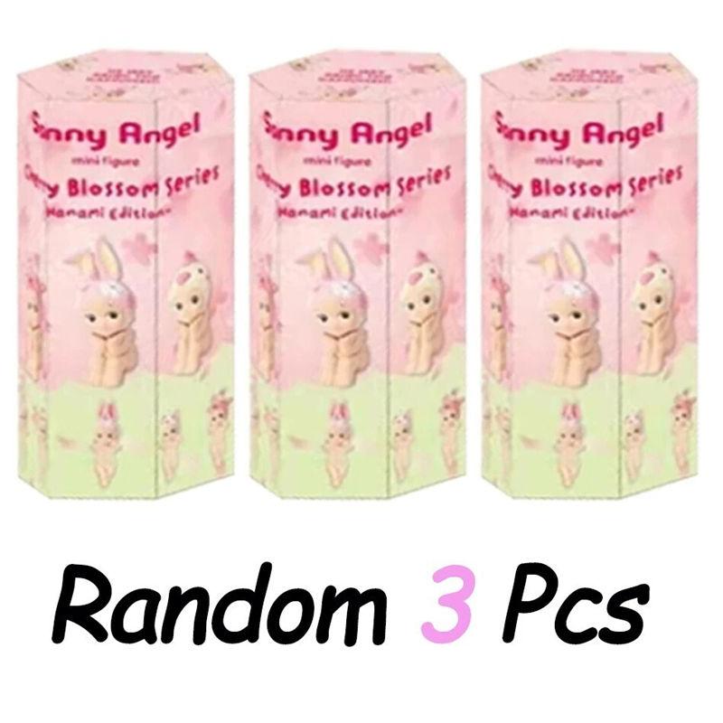 Cute Sonny Angel Cherry Blossom Series Hanami Edition Random Blind Box Pink Mini Doll Toys for Kids Children Gifts GZW