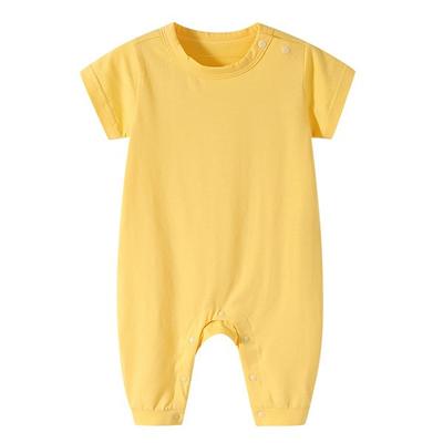 Pastel Baby Simple Shoulder Snap Short Sleeve, Korea Best Childrens Clothes