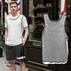 Double-sided Waterproof Black/Transparent Apron Barber Uniform Salon Hairstylist Apron Hairdresser Vest For Beauty Salon Nail
