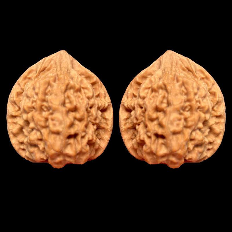 Old Tree High Toss Wenwan Walnut: Wang Yong Official Hat Tower Lion Hand Piece String