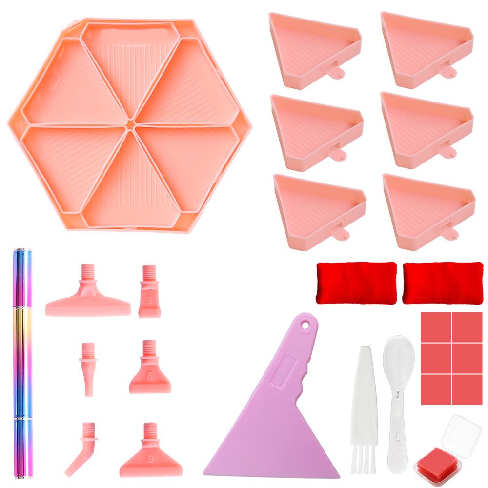 

Шестикутна Багатофункціональна Воронка та Пластина для Дрилів для Алмазної Вишивки DIY Набір Інструментів