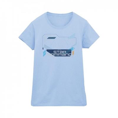 Damen/Damen Lightyear Star Command Icons Baumwoll-T-Shirt