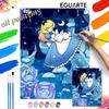 Alice Wonderland Dreamscape Oil Painting Art Set Home Wall Decor Handmade Gift