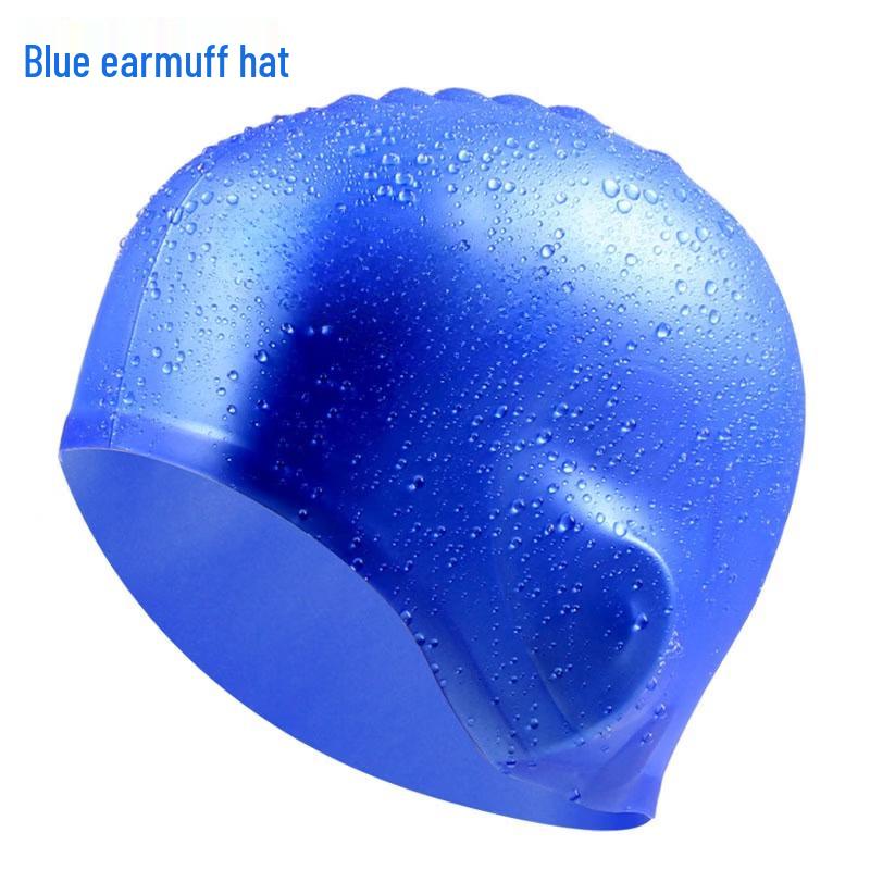 

Unisex Long Hair Swimming Cap with Ear Protection