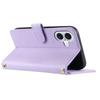 For iPhone 16 Plus Case Rhombus Grid PU Leather Wallet Crossbody Phone Cover