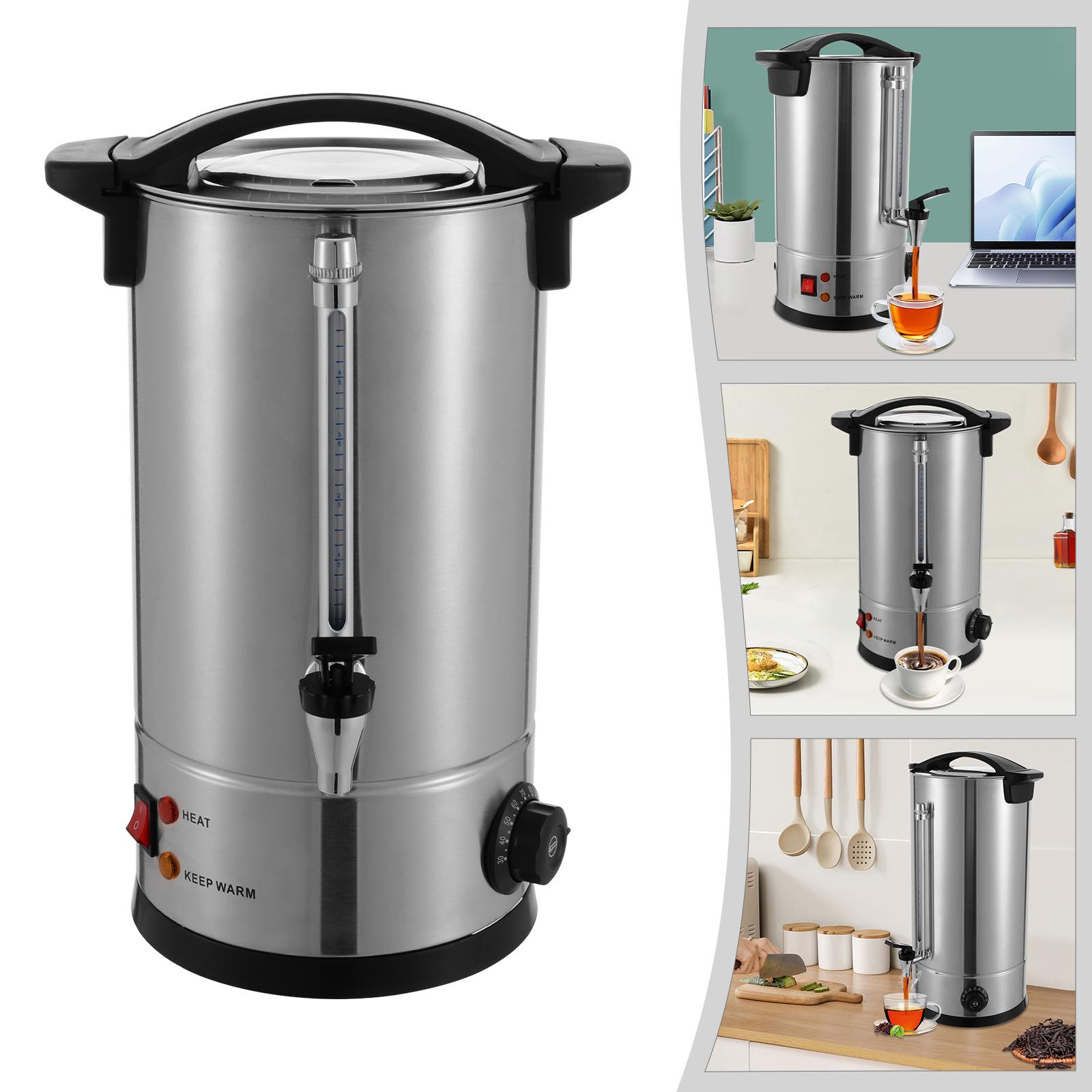 

SUS304 Coffee Urn,110v 25L Silver Free Standing Large Coffee Dispenser for Large Gatherings,Caterers серебряный