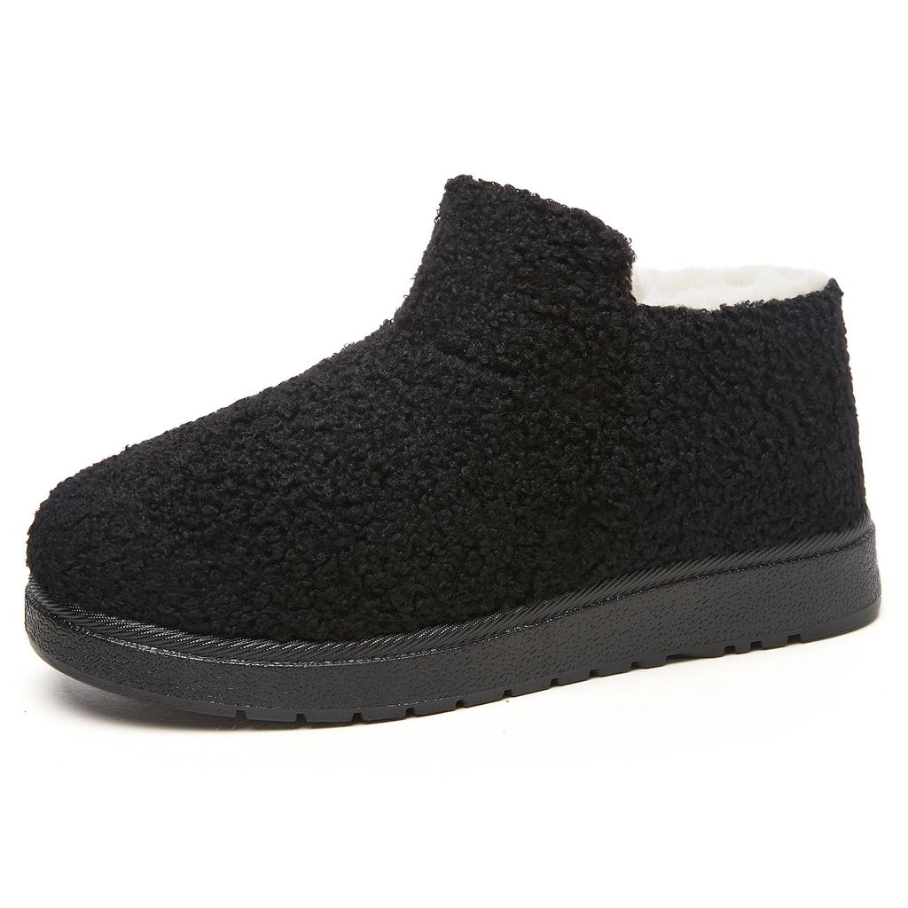 Cotton Shoes with Thick Velvet for Women, Versatile for Home Use, Warm and Cold Resistant, Cotton Boots with A Plush Feel