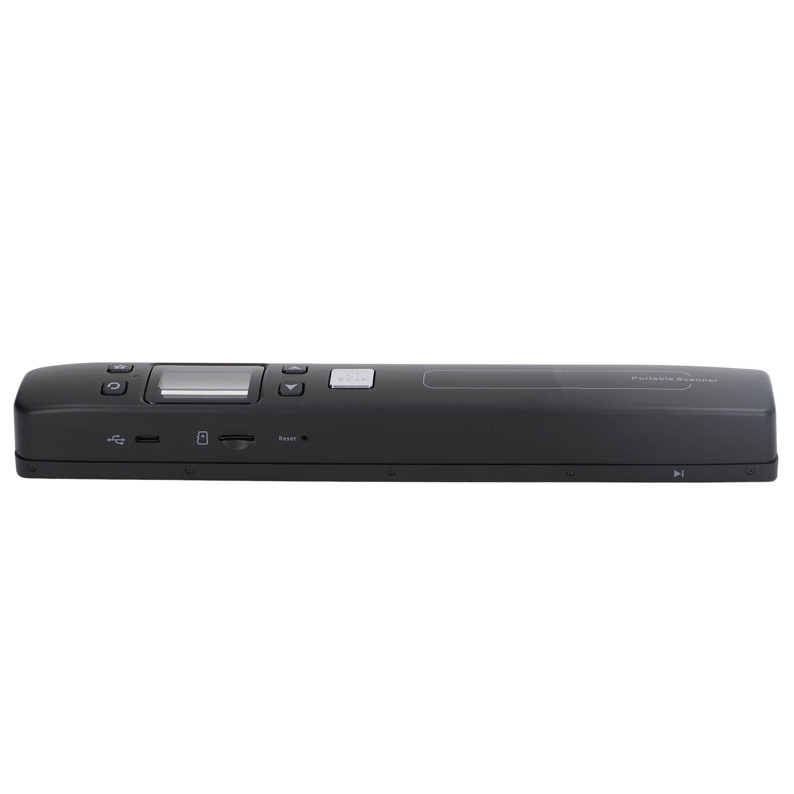 

Portable Scanner Handheld HD Color Black Compact Mobile Document Scanner for Home Office