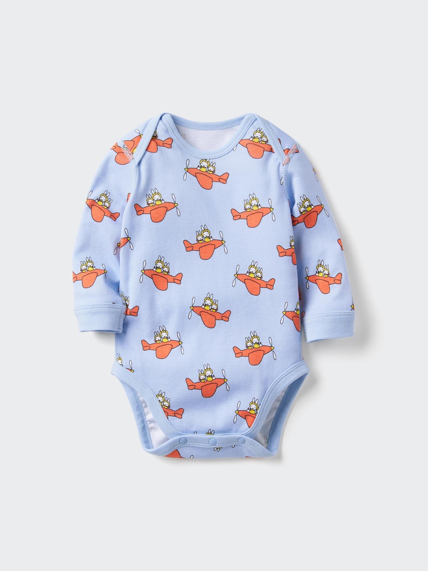 

Uniqlo Bn Picture Book Bodysuit Long Sleeve B 60 LIGHT BLUE/BABY 90