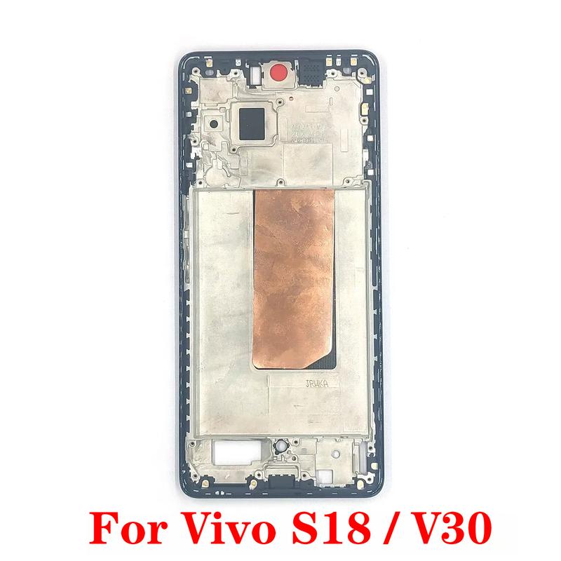 Best Quality Middle Frame For Vivo V30 V2318 / S18 V2323A LCD Front Frame Housing Bezel Repair Parts