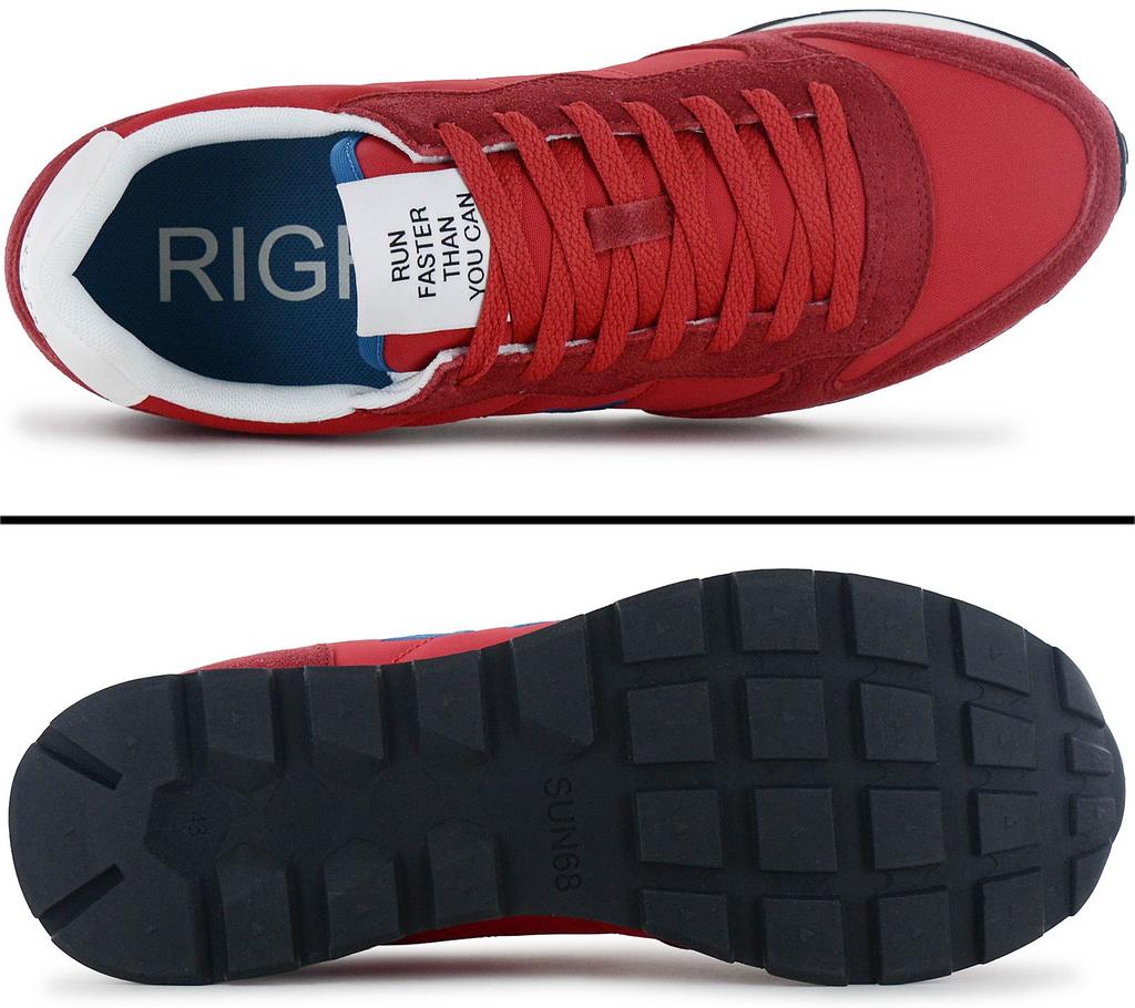 Sun68 Tom Solid - Men's Sneakers Shoes Red Z36101-10 ORIGINAL
