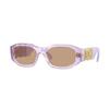 Light Brown Geometric Ladies Sunglasses Ve4361 552663 53