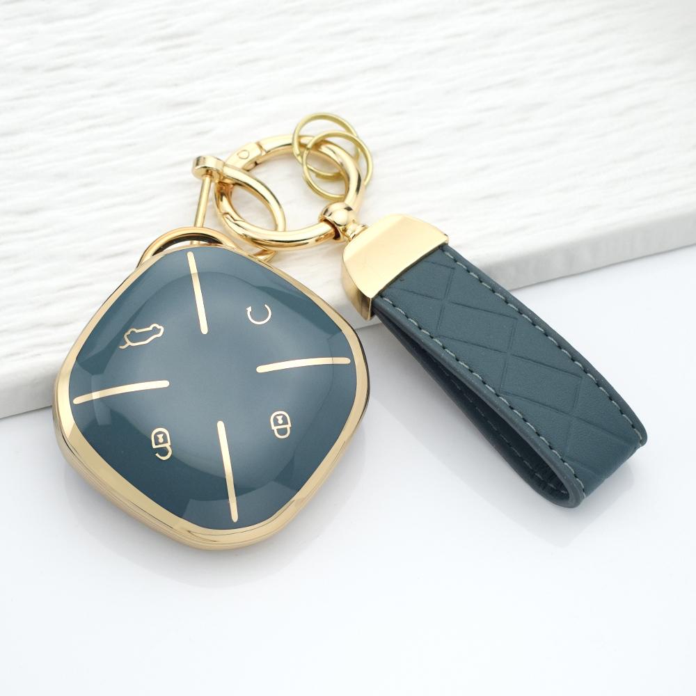 Tpu Car Key Cover Case For Chery Jetour Dashing X-1 Plus Dtc Idm - Anti-Scratch Remote Full Protection Key Fob Shell