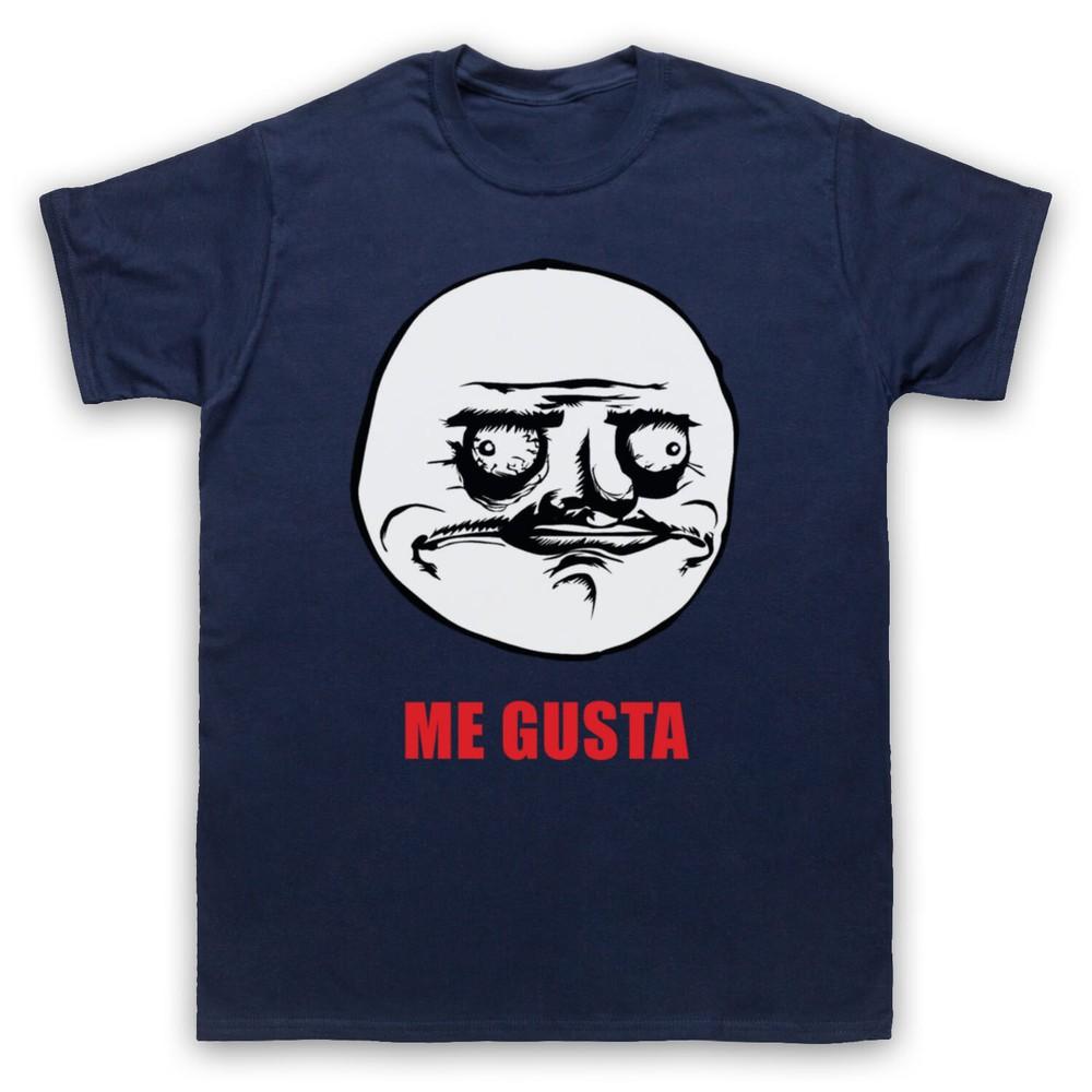 

Me Gusta Meme Rage Comic Funny Face Awkward Mens And Womens T-Shirt L