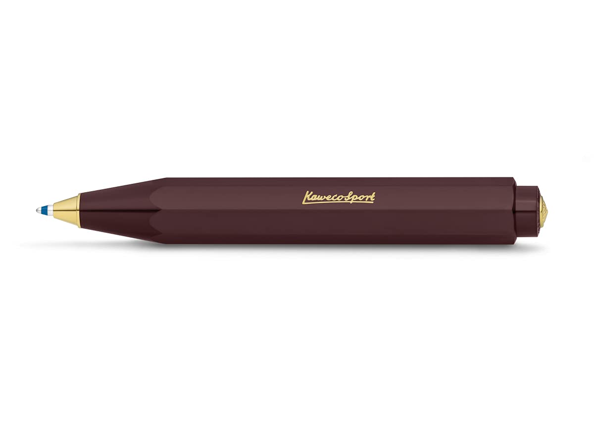 Kaweco Classic Sport Bordeaux Ballpoint Pen, Oil-Based, CSBP-BO, Officially Imported