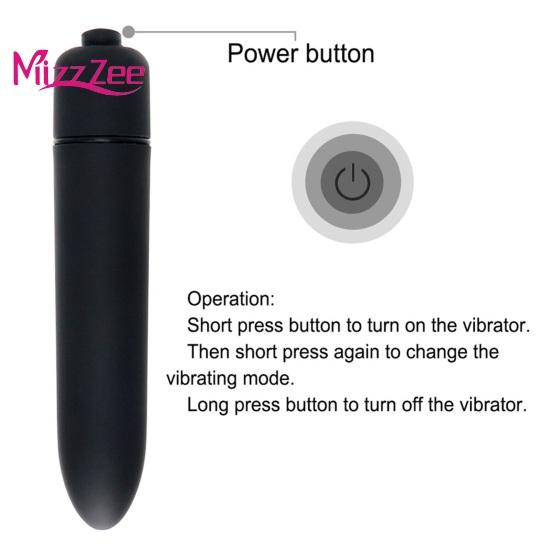 Mizz Zee vanntett elektrisk vagina bærbar 10 hastigheter for vibratormassasjepar kvinner