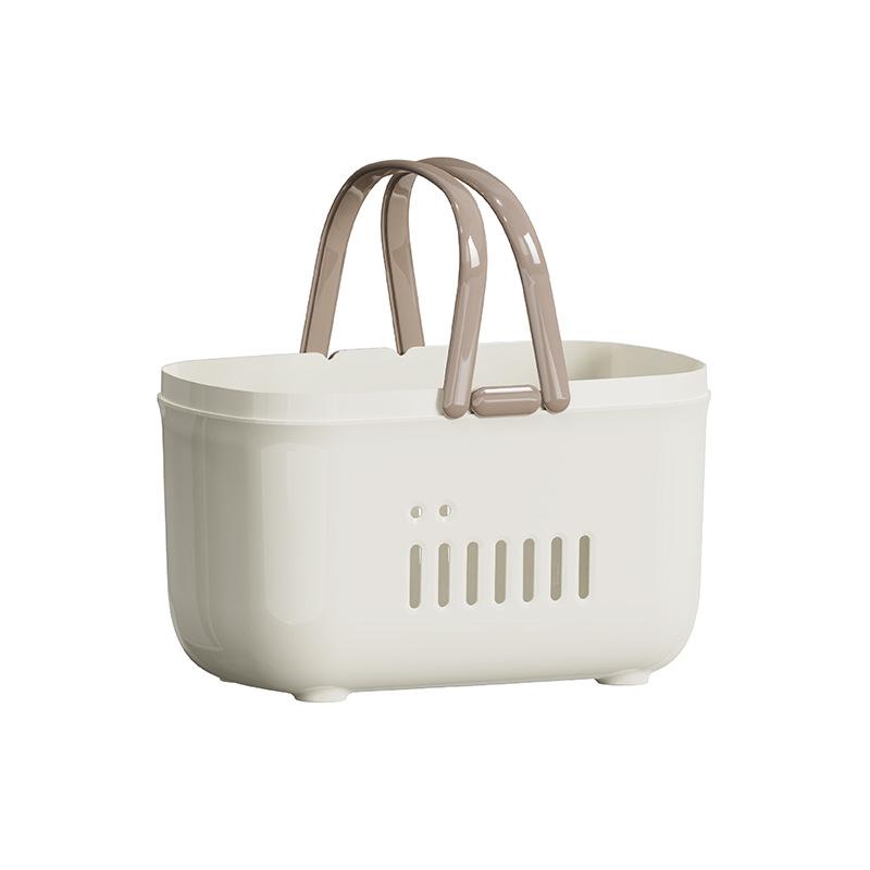 Bathroom Storage Wonder: Hand-held Hollowed-out Bath Basket, Dormitory Shower Basket, Shampoo and Toiletries Basket