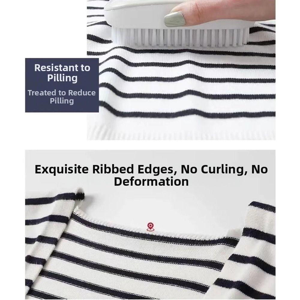 Striped Shoulder Protection Scarf Lightweight Fake Collar Trendy Warm Shoulder Wrap  Spring Autumn