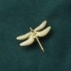 Copper Color Drawer Knobs Dragonfly-shaped Dresser Knobs Furniture Handles Insect Cabinet Pull Handles for Cabinets and Drawers