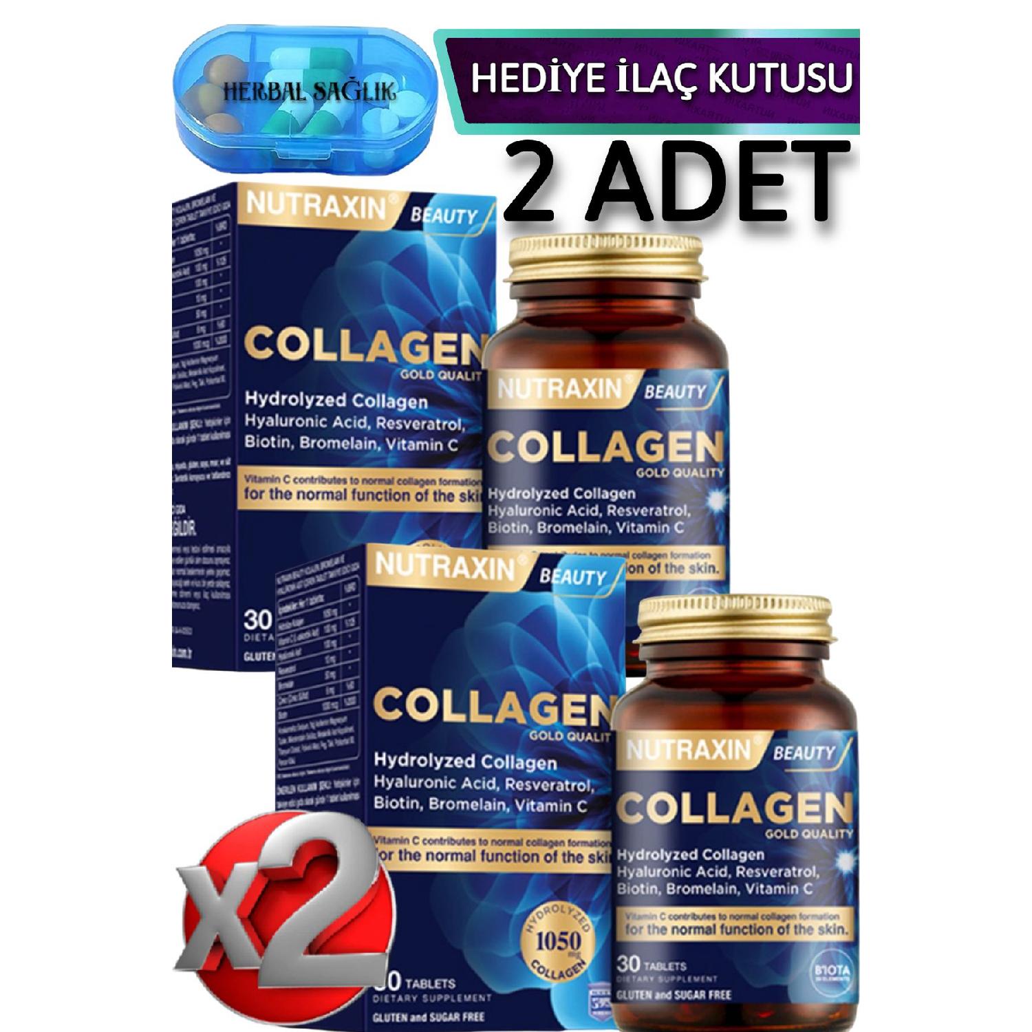 

2 Hydrolyzed Collagen 30 Pieces Tablets - (type1 -type3)