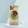 For iPhone 15 16 14 13 12 11 Pro Max XS X XR SE 7 8 Plus soft Silicone Clear Cover Mexico Flag Luxury Phone Case