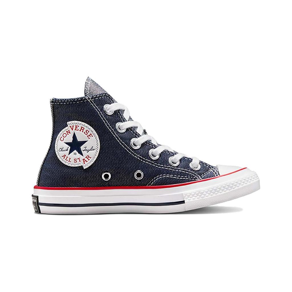 Converse Chuck 70 High Top Kids Canvas Shoes Kids Sneakers Black White Red A04994C