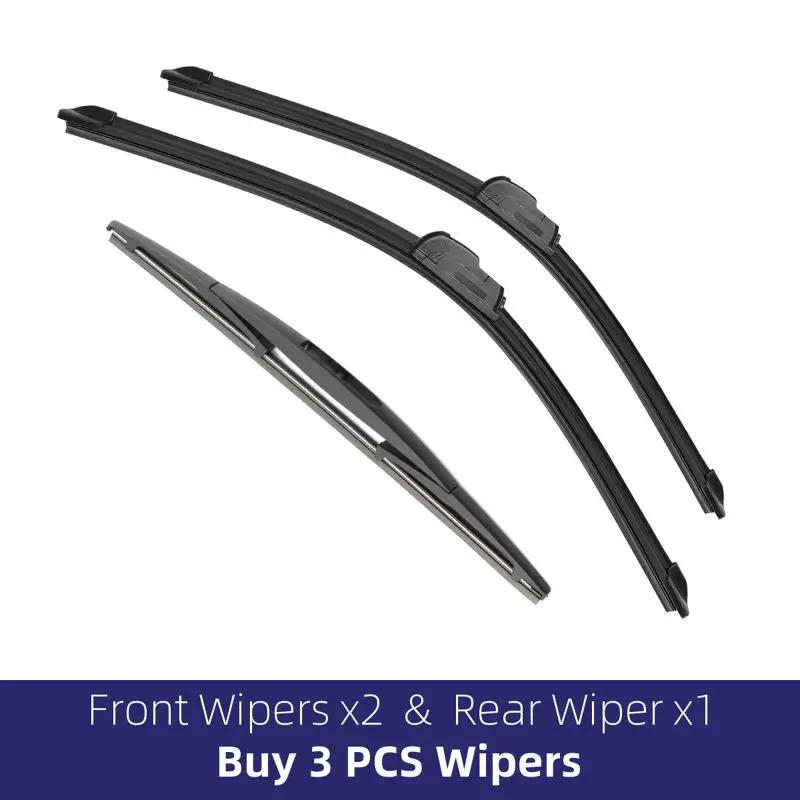 For Mitsubishi Pajero Shogun Montero V80 V87 V93 V97 Auto Windshield Front Rear Wiper Blades Windscreen Wipers 22 20 14