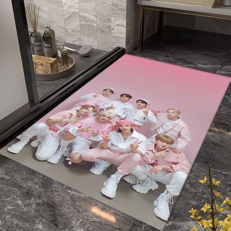 Love Unity Pink carpet floor mats Home Decor Art Room Bathroom mat