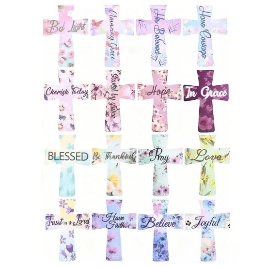 Magnetic Bookmarks Religious Floral Book Page Holder for Bible And Book Reading Companion Gift for Students Teachers Faith Friends