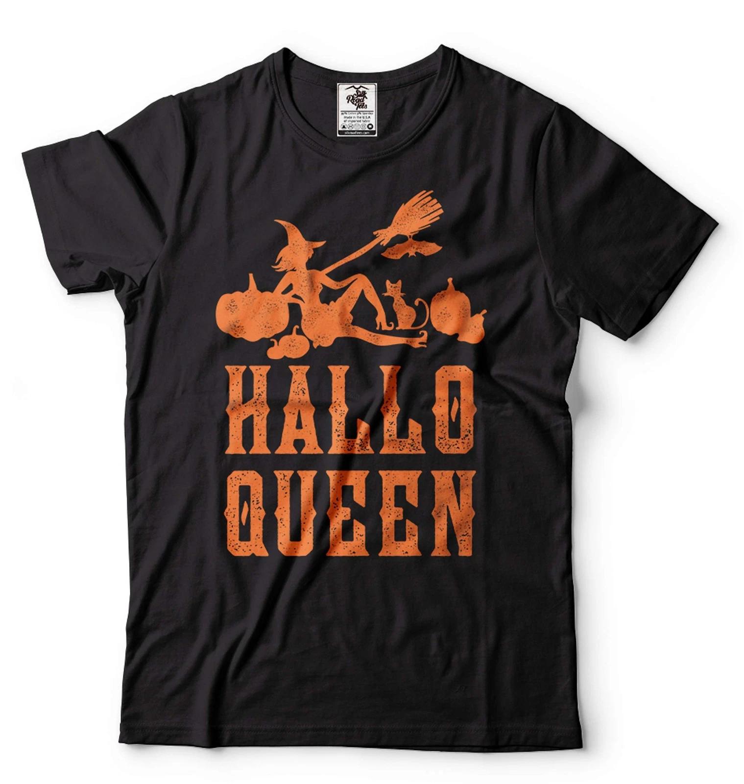 Funny Witch Shirt Halloween Witch Shirts Hallo Queen Shirt Halloween Costume M