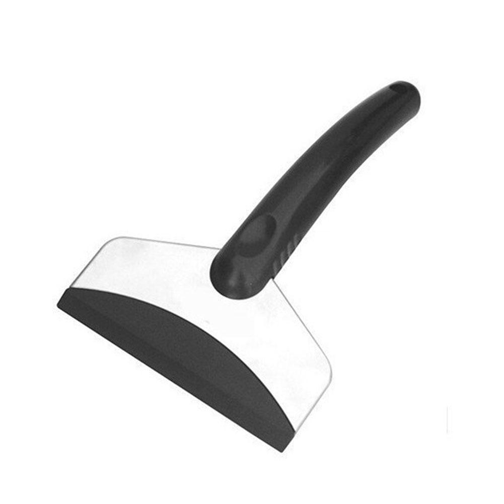 

Универсальный автомобильный скребок для льда с резиновой головкой, лопата для уборки снега, автомобильный инструмент, зима для автомобильных окон, защита безопасности вождения чёрный