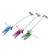 Dragonfly Clip Fake Dragonfly Pole Clips Natural Organic Concept 3D Dragonfly Garden Decor for Family Garden Potted