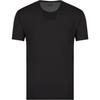 Emporio Armani SS23 EA7 Series Letter Print Crew Neck Short Sleeve T-Shirt Men Tops Black 8NPT12-PJ3UZ-1200