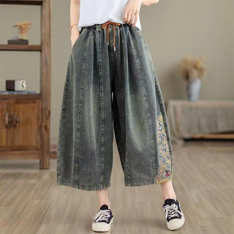 Sommer Dünne Denim Shorts Damen Locker Vielseitig Nähte Gewaschen Lässige Shorts