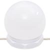 Vidaxl Szafka Z Lustrem I Led, Przydymiony Dąb, 60X31,5X62 Cm