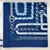 Used Unused Hermes Pocket Square 42cm Silk Scarf With Tags and Box