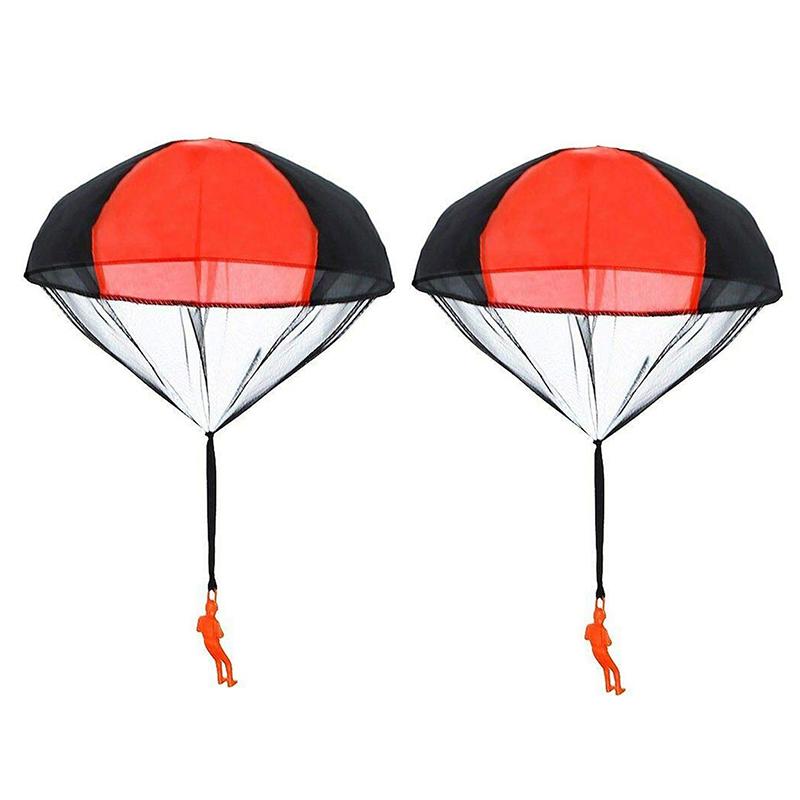 1PC/2PC Hand Parachute Mini Hand Thrown Parachute Spring Outdoor Sport Game Supplies Flying Parachute Creative Gift Boy Girl ZYF