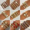 1Set  Bracelets For Women  Vintage Irregular Beads Imitation Pearl Chain Jewelry Gift
