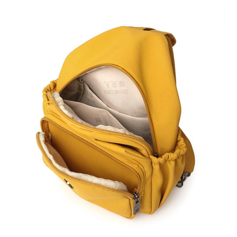 Vícezádový hrudní batoh Dámský multifunkční batoh Lehká taška přes rameno