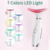 Neck and Face Vibrating Light Therapy Beauty Massager