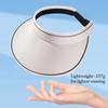 Fashion Sun Protection Summer Sun Hats Foldable Portable Visors Cap Empty Top Wide Brim Beach Hat Men Women