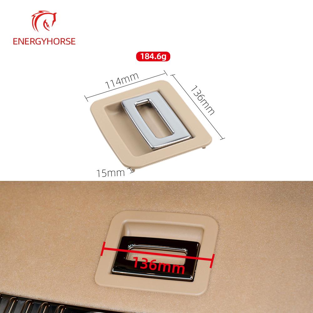 Car Rear Trunk Tail Cover Bottom Plate Mat Floor Carpet Handle Replacement For Porsche Cayenne Panamera 2010-2016 95855111500