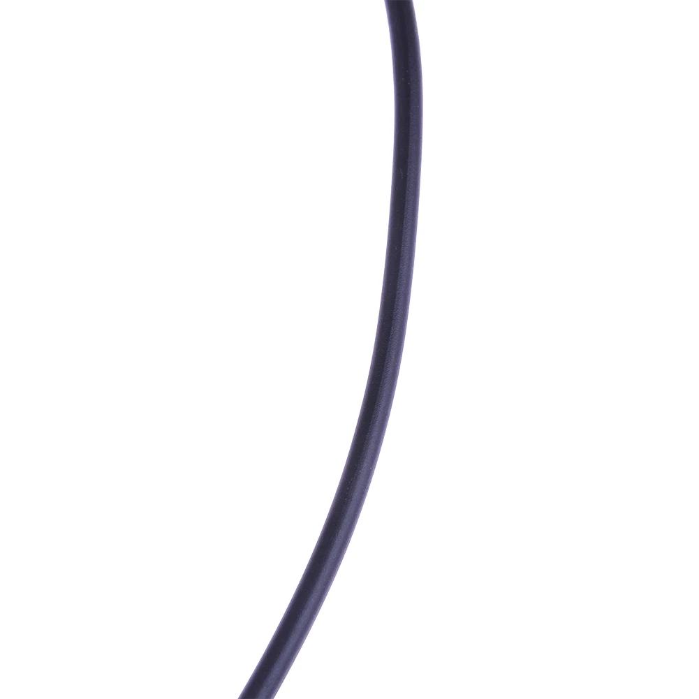 Rubber Choker Necklace Casual Jewelry Fashion Unisex Cord Necklace 3mm Black Leather Cord for Gift for Daily Street Photography