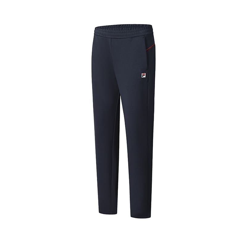 New FILA TENNIS Knitted Sweatpants Women's Serene Void Blue A11W543610FBU